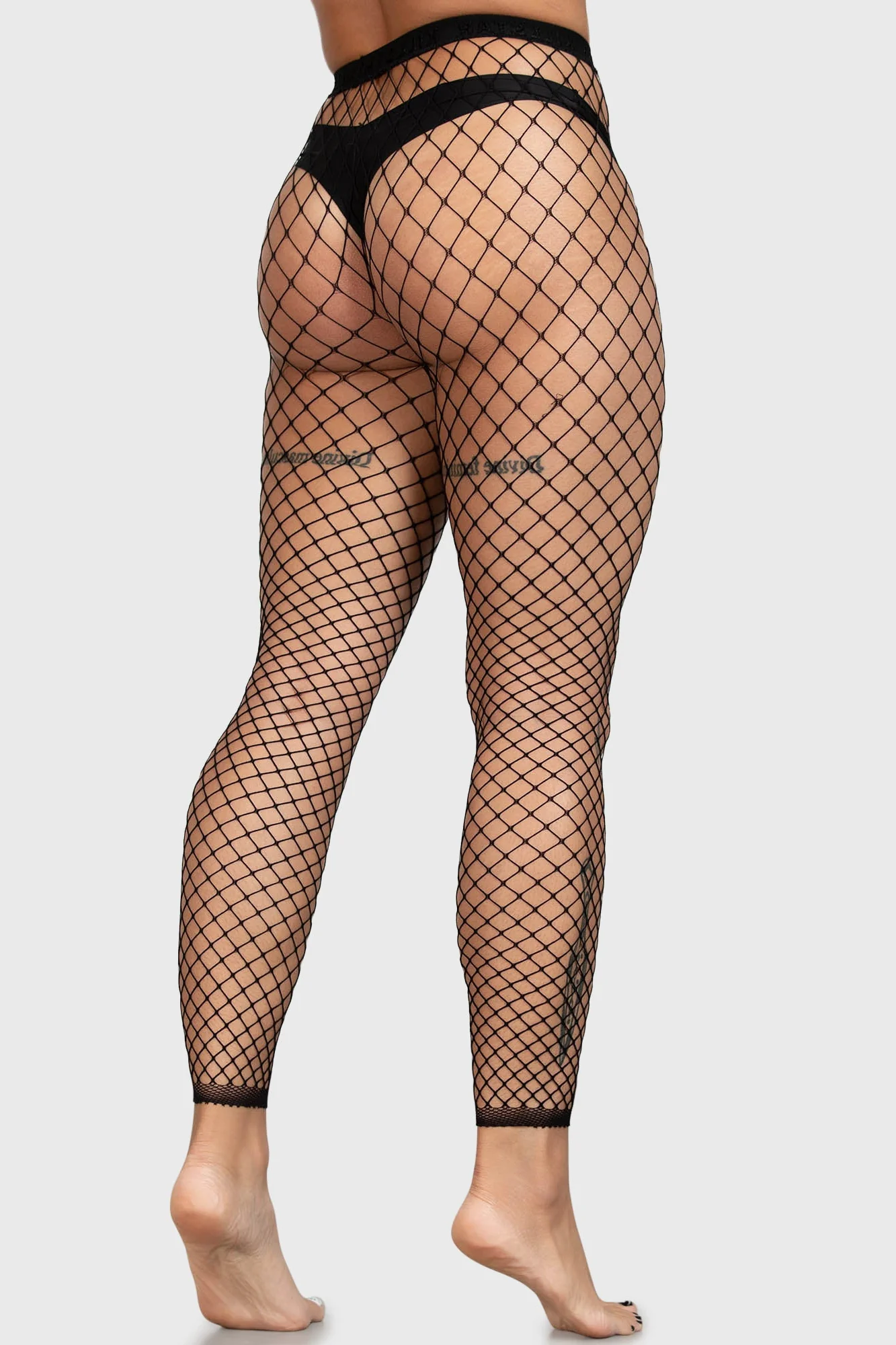 All Caught Up Fishnet Tights [B] - Image 3