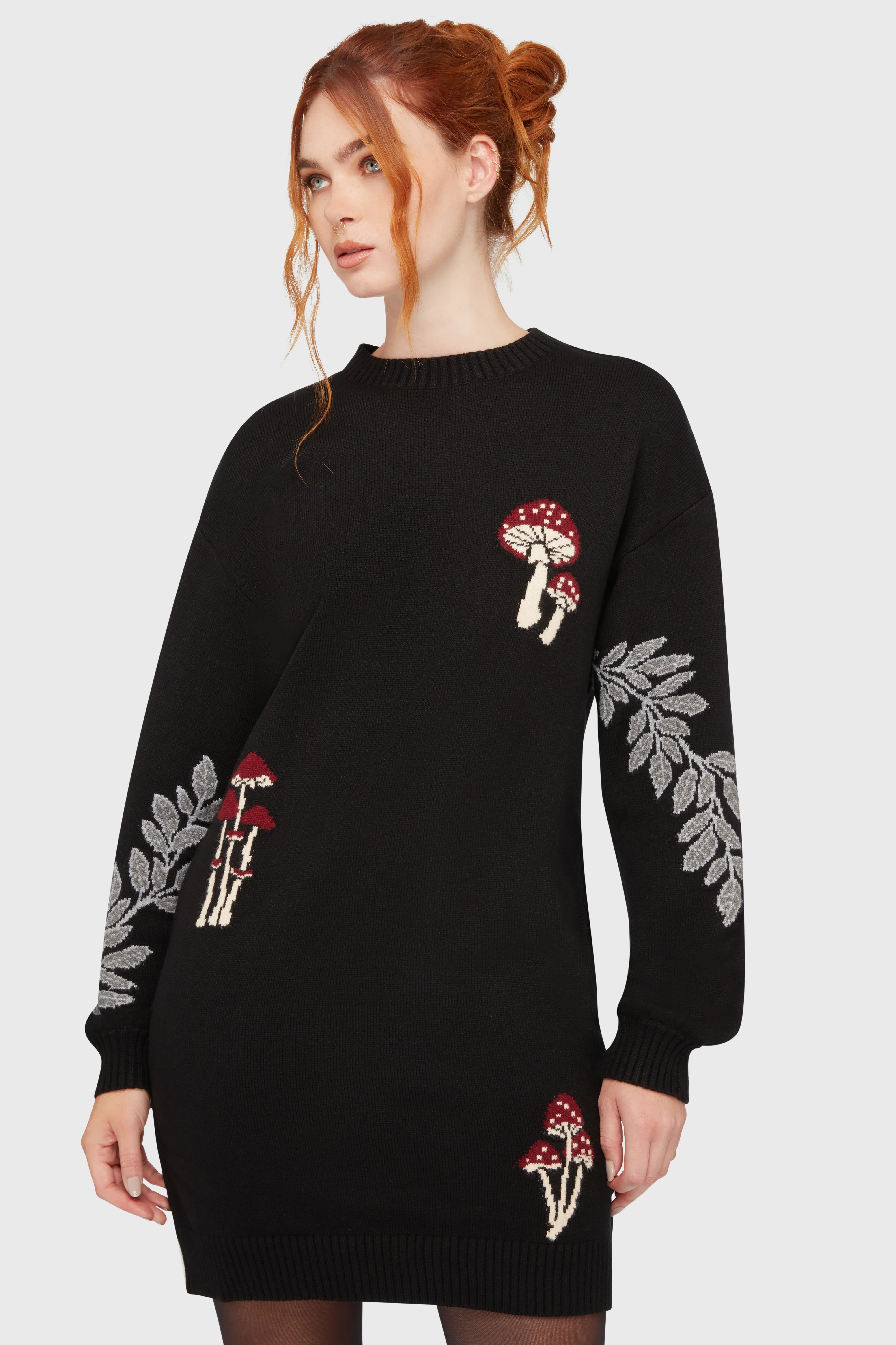 Bitter Morelle Sweater Dress - Image 4