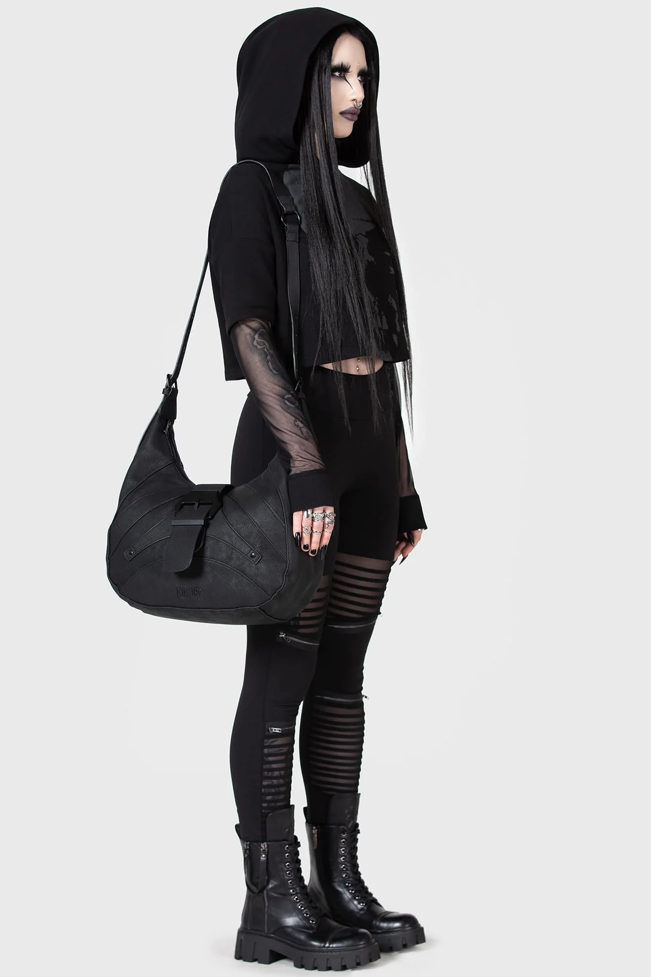 Chilled Bone Crop Hoodie - Image 4