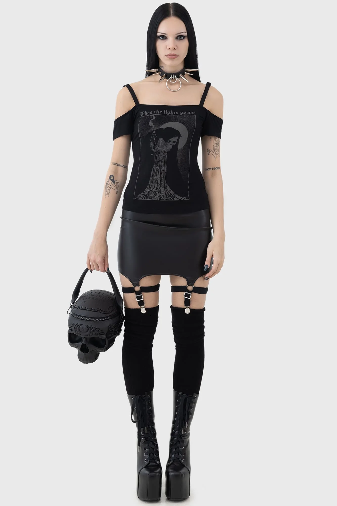 Contact The Dead Skull Handbag - Image 6