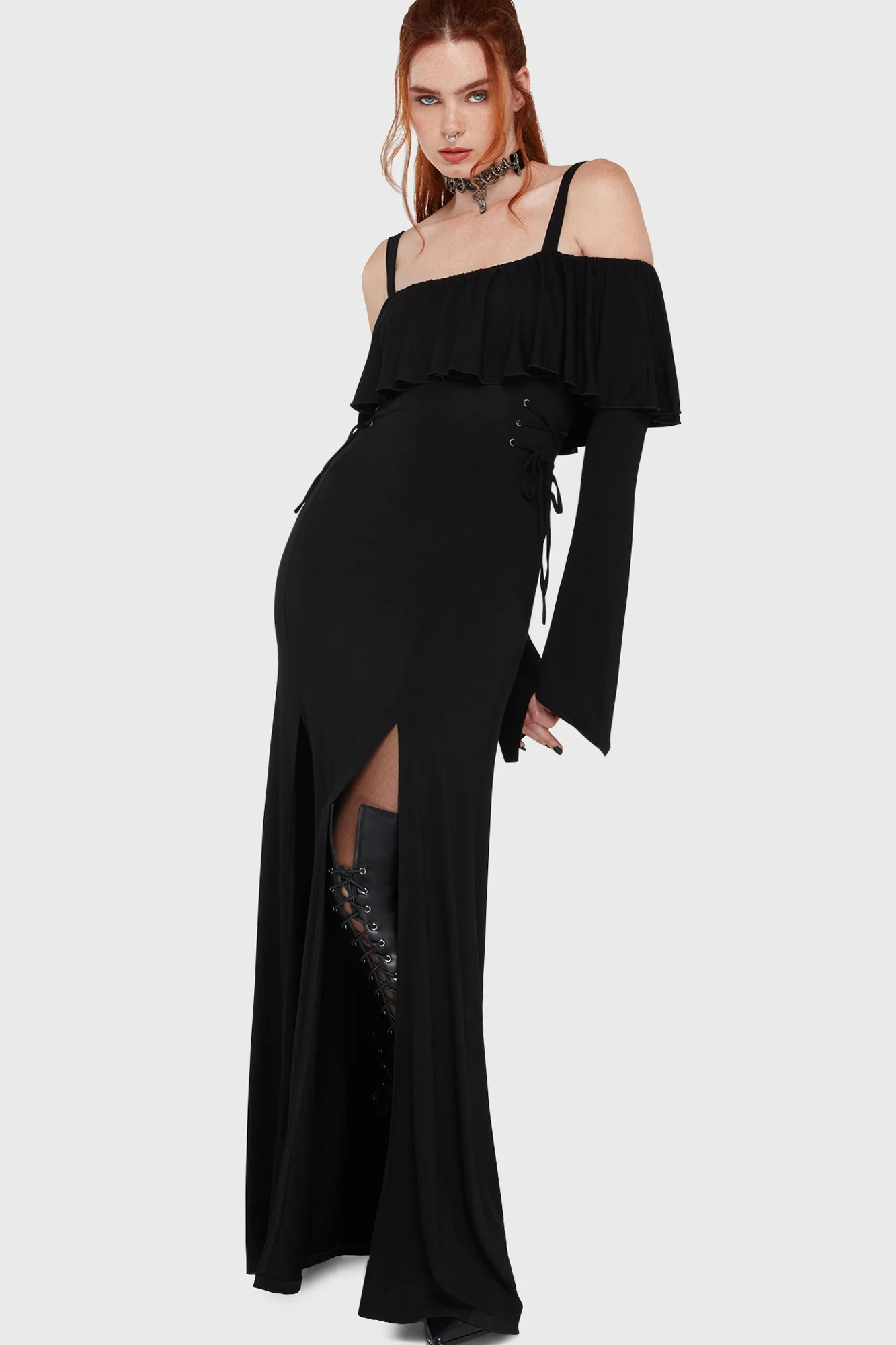 Ghostly Garden Maxi Dress - Image 3