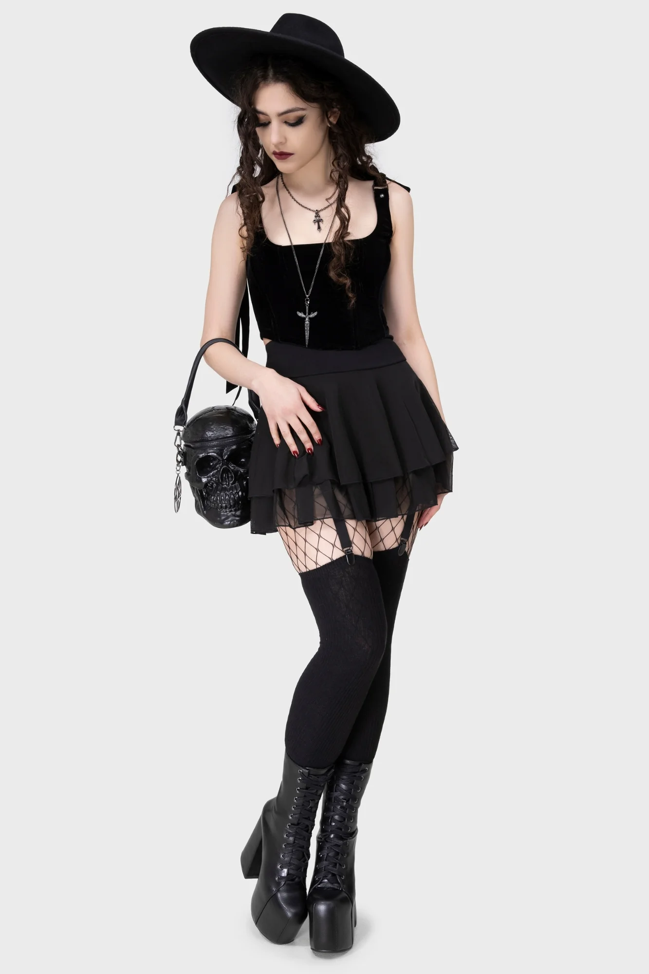 Grave Digger Skull Handbag [B] - Image 3