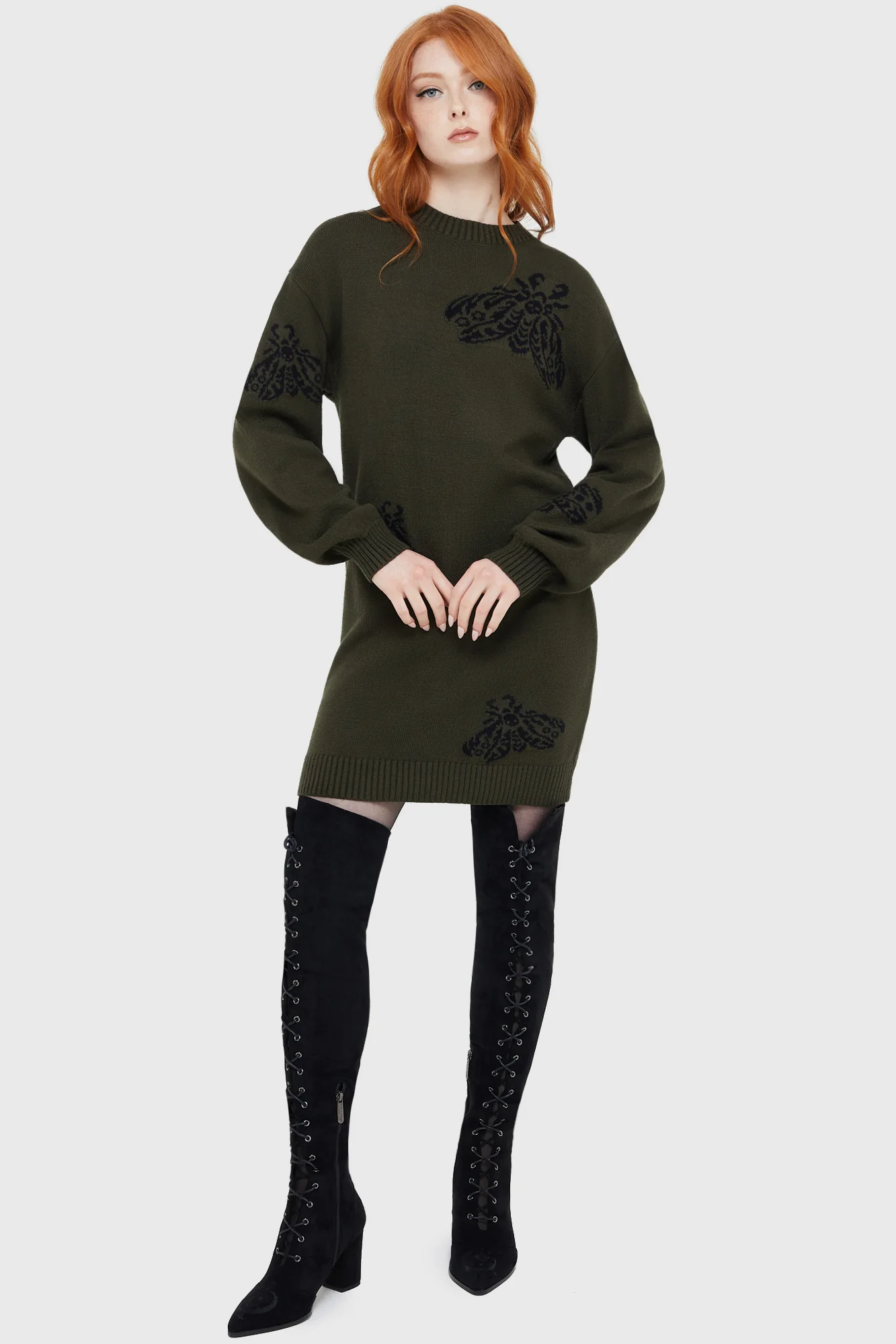 Moth Light Sweater Dress - Image 3