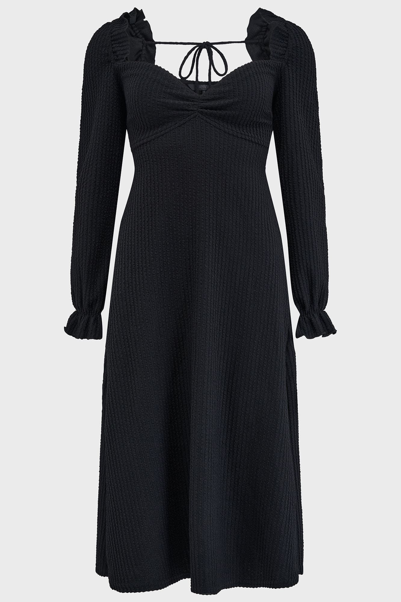 Shadow Weave Midi Dress - Image 9